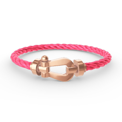 [Clover Jewelry]FORCE LARGE HORSESHOE NO DIAMOND BRACELET ROSE GOLD
