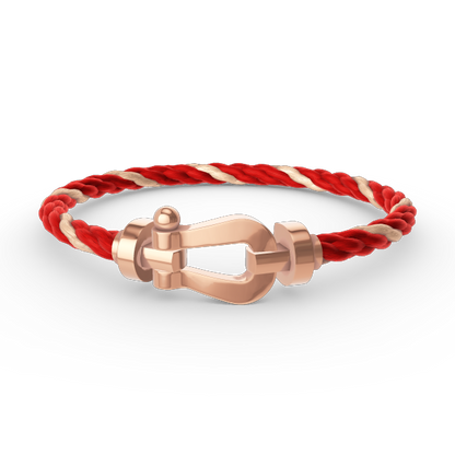 [Clover Jewelry]FORCE LARGE HORSESHOE NO DIAMOND BRACELET ROSE GOLD