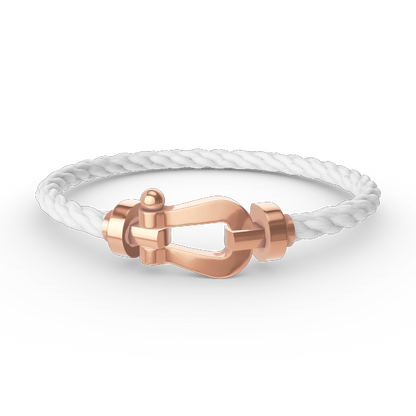 [Clover Jewelry]FORCE LARGE HORSESHOE NO DIAMOND BRACELET ROSE GOLD
