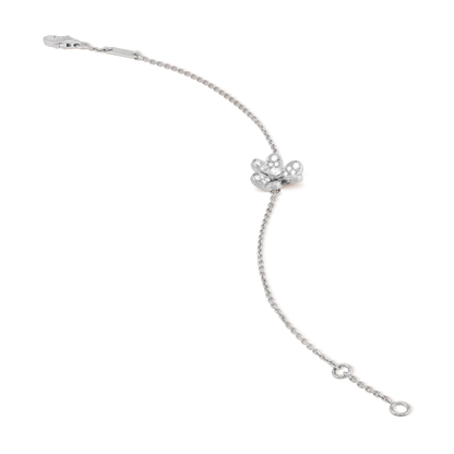 [Clover Jewelry]FRIVOLE SILVER FLOWER DIAMOND BRACELET