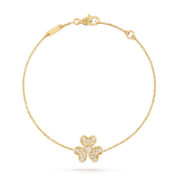 [Clover Jewelry]FRIVOLE GOLD FLOWER DIAMOND BRACELET