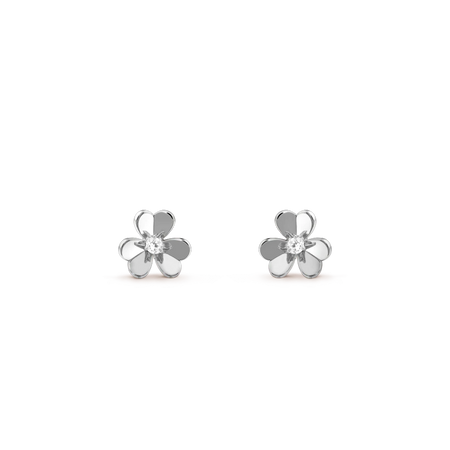 [Clover Jewelry]FRIVOLE MINI SILVER FLOWER EARRINGS