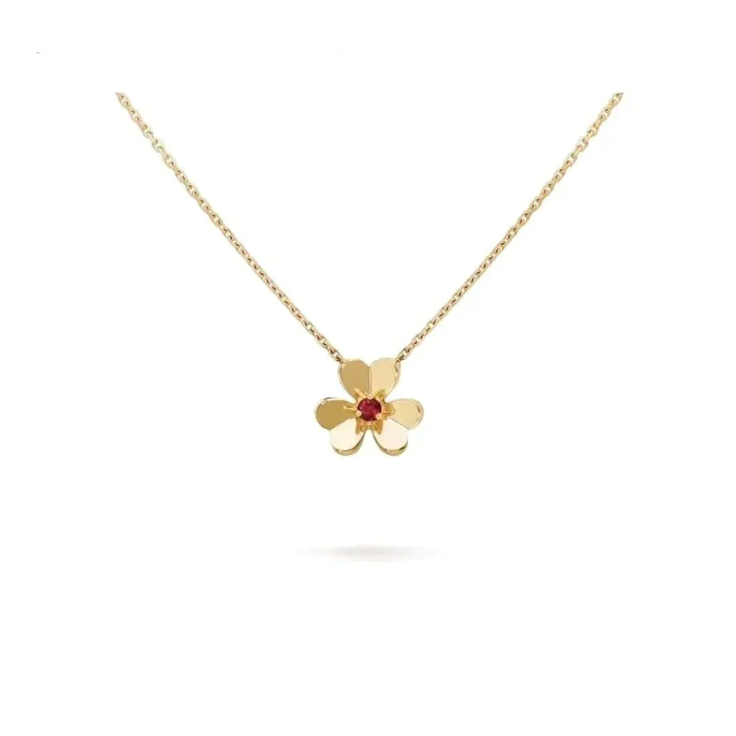 [CLOVER JEWELRY]FRIVOLE GOLD FLOWER NECKLACE
