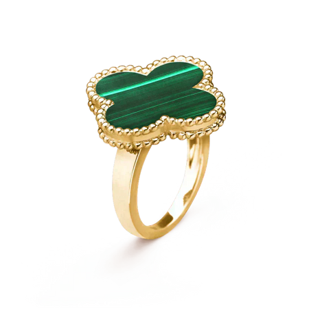 [Clover Jewelry]CLOVER MALACHITE RING