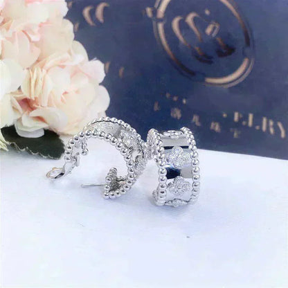 [CLOVER JEWELRY]PERLEE DIAMOND EARRINGS
