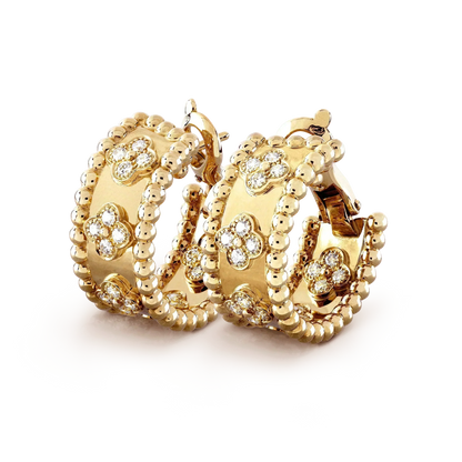 [CLOVER JEWELRY]PERLEE DIAMOND EARRINGS