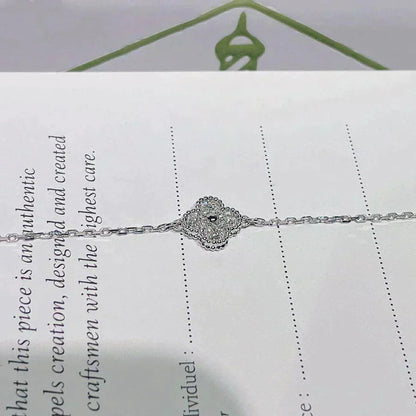 [Clover Jewelry]CLOVER  SINGLE FLOWER BRACELET SILVER