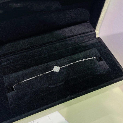 [Clover Jewelry]CLOVER  SINGLE FLOWER BRACELET SILVER