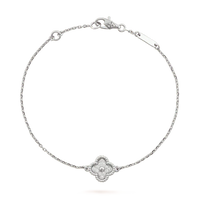 [Clover Jewelry]CLOVER  SINGLE FLOWER BRACELET SILVER