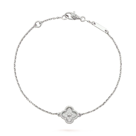 [Clover Jewelry]CLOVER  SINGLE FLOWER BRACELET SILVER