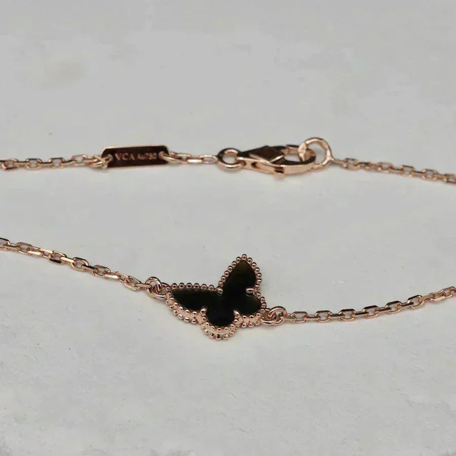 [Clover Jewelry]BUTTERFLY ONYX  BUTTERFLY BRACELET