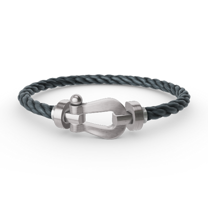[Clover Jewelry]FORCE LARGE HORSESHOE NO DIAMOND BRACELET SILVER