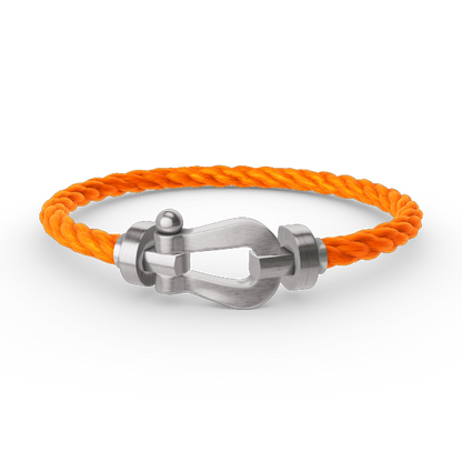 [Clover Jewelry]FORCE LARGE HORSESHOE NO DIAMOND BRACELET SILVER