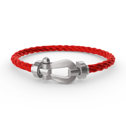 [Clover Jewelry]FORCE LARGE HORSESHOE NO DIAMOND BRACELET SILVER