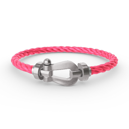 [Clover Jewelry]FORCE LARGE HORSESHOE NO DIAMOND BRACELET SILVER