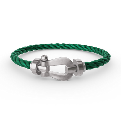 [Clover Jewelry]FORCE LARGE HORSESHOE NO DIAMOND BRACELET SILVER